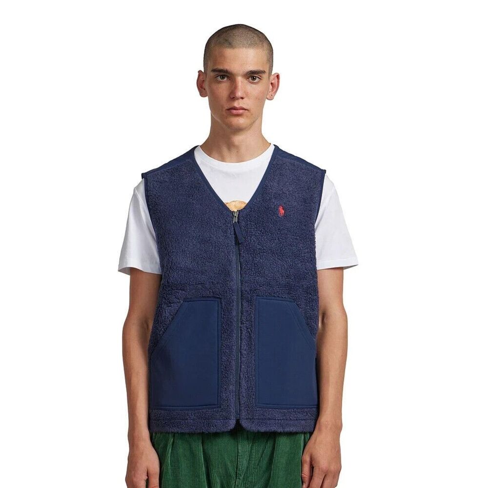 NWT  Polo Ralph Lauren MEN'S Vest TOP  XXL  Outdoor GILET SHERPA PERFORMANCE